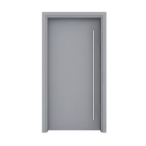 3D model metal door