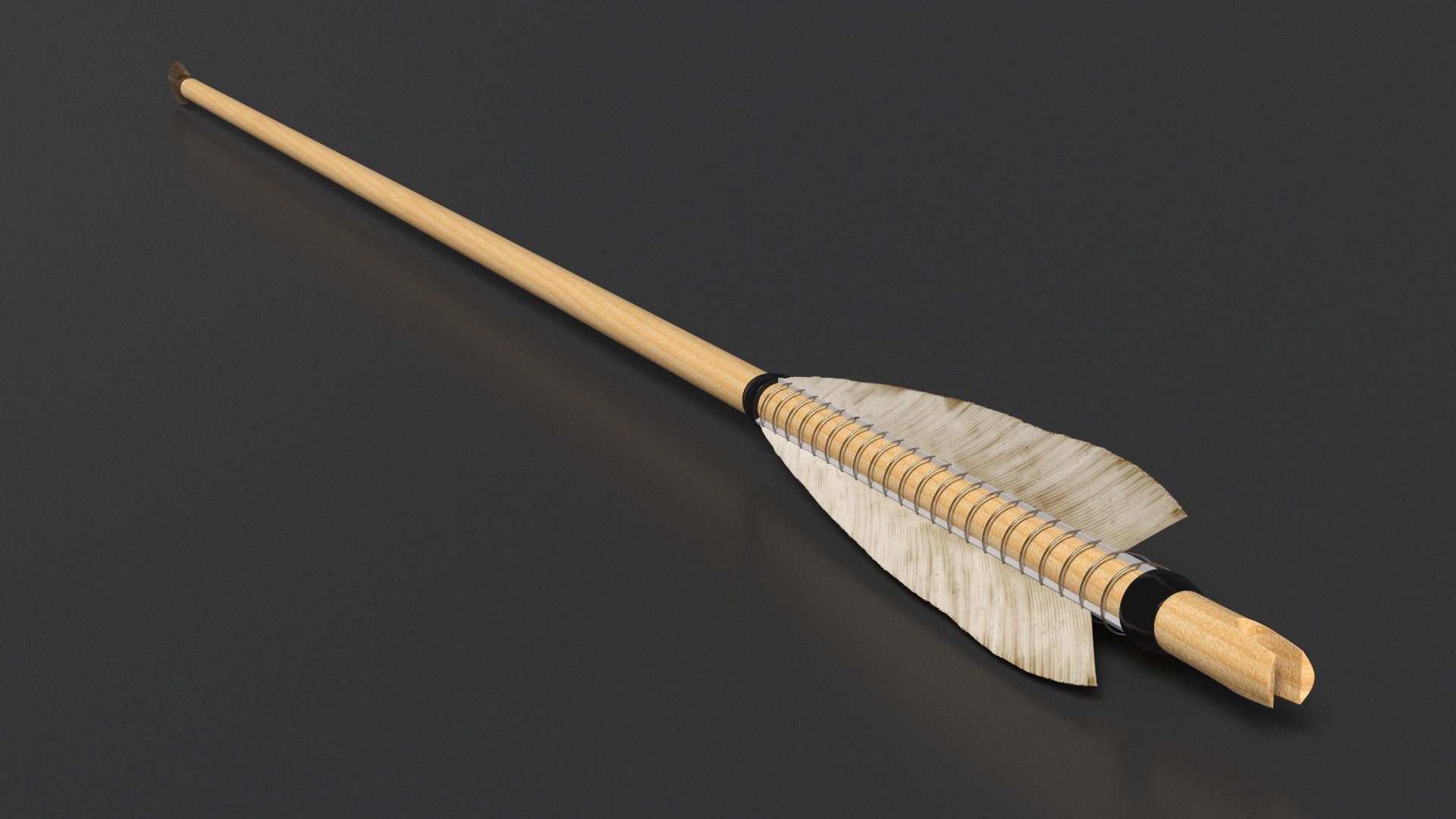 3D model Traditional Archery Arrow https://p.turbosquid.com/ts-thumb/EV/A68YWn/JT/traditional_archery_arrow_007/jpg/1734526384/1920x1080/fit_q87/69bab5d244aedb4e1f903446d22563c2dab0633b/traditional_archery_arrow_007.jpg