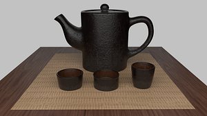 scene tea 3D model