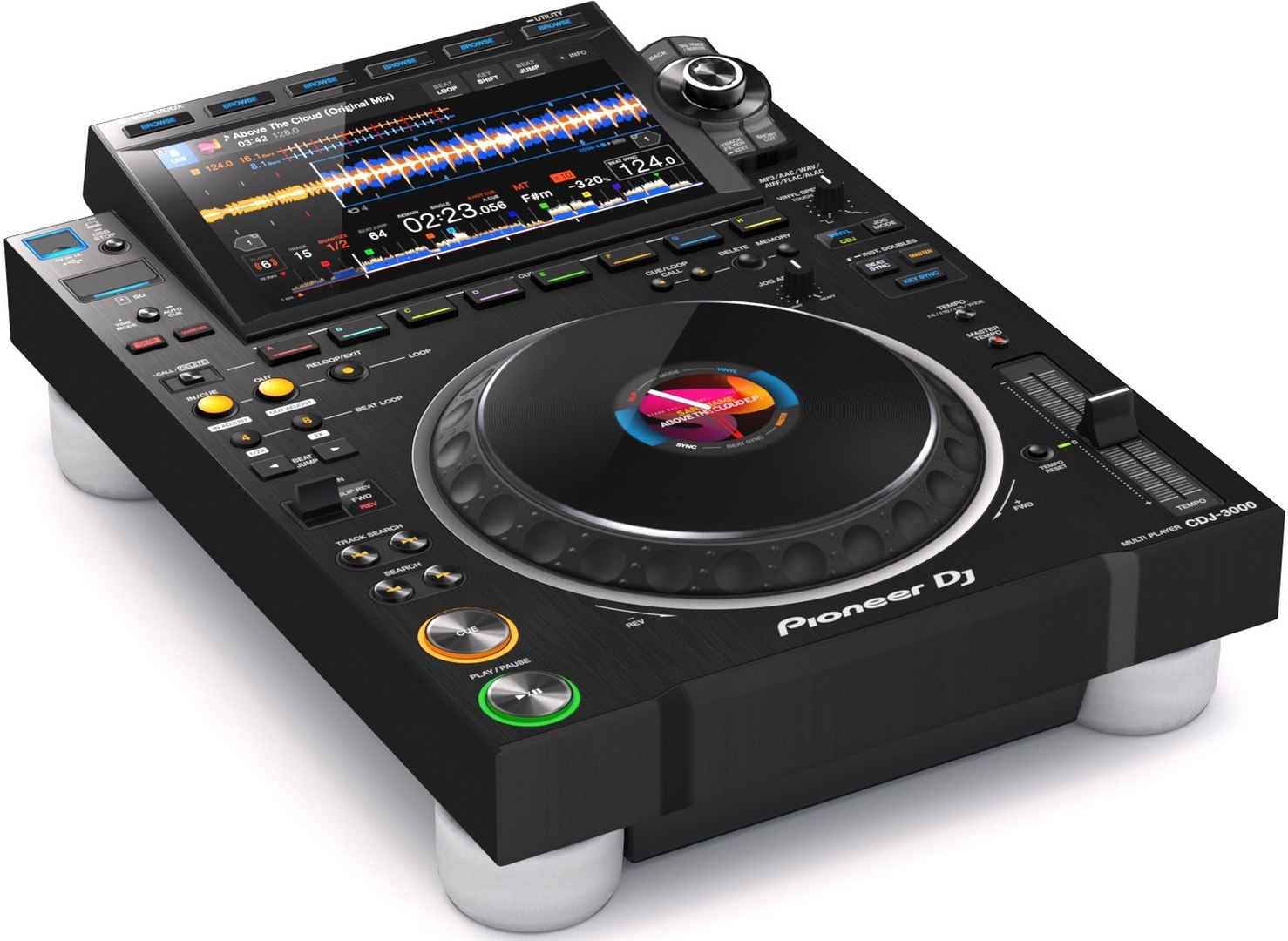 Pioneer DJ Set 5 DJS 1000 DJM0750 MK2 And CDJ 3000 Nexus 3D Model