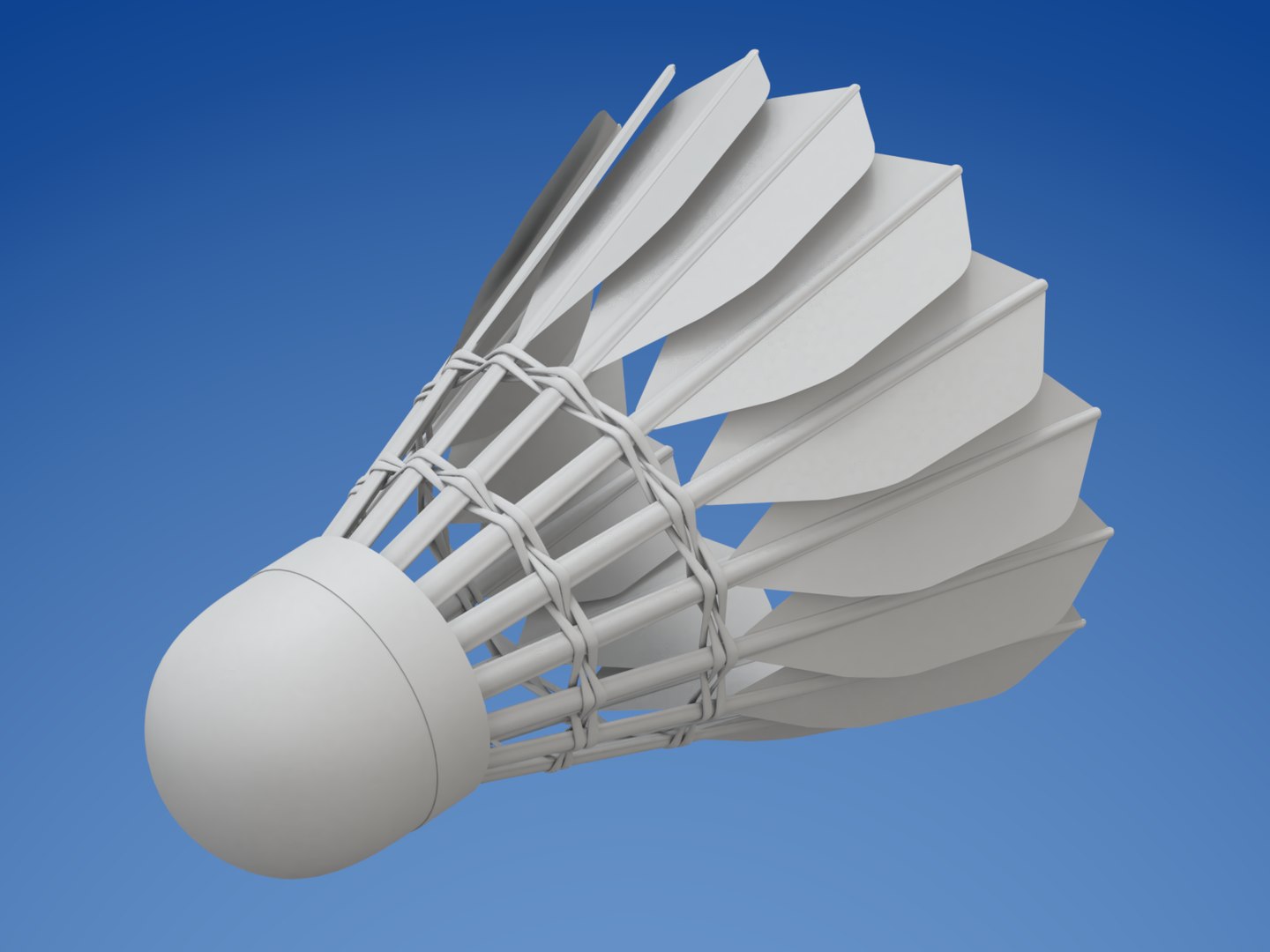 3D badminton shuttlecock sport model https://p.turbosquid.com/ts-thumb/EV/E0A3Zv/ypBF42mV/shuttlecock06/png/1544270951/1920x1080/fit_q87/944bf49a8a6dd59ba04d6a224c081fcaa57dd6e7/shuttlecock06.jpg