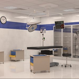 Surgery Room Interior Scene