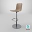 Hal Barstool Wooden Natural - Modern PBR Stool