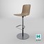 Hal Barstool Wooden Natural - Modern PBR Stool