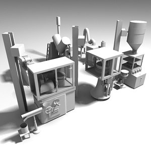 3d model pharmaceutical machinery