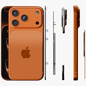 iphone 17 pro inside 3d model