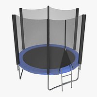 Outdoor Trampoline with Safety Net