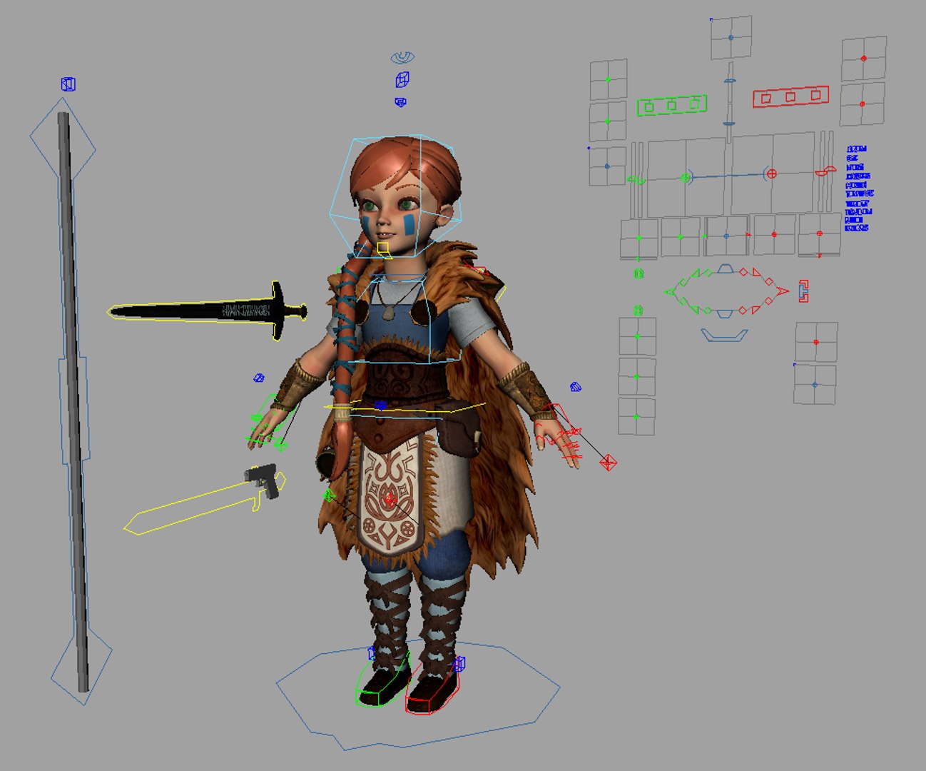 3D Rig Animation Model TurboSquid 1432717