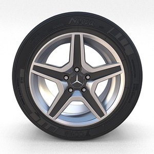 mercedes g class wheel 3D model