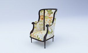 3D armchair chair model