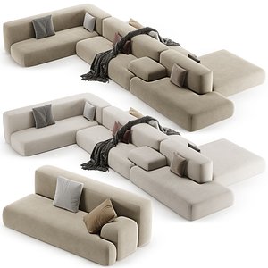 3D Cloud Sofa BY Lemamobili model