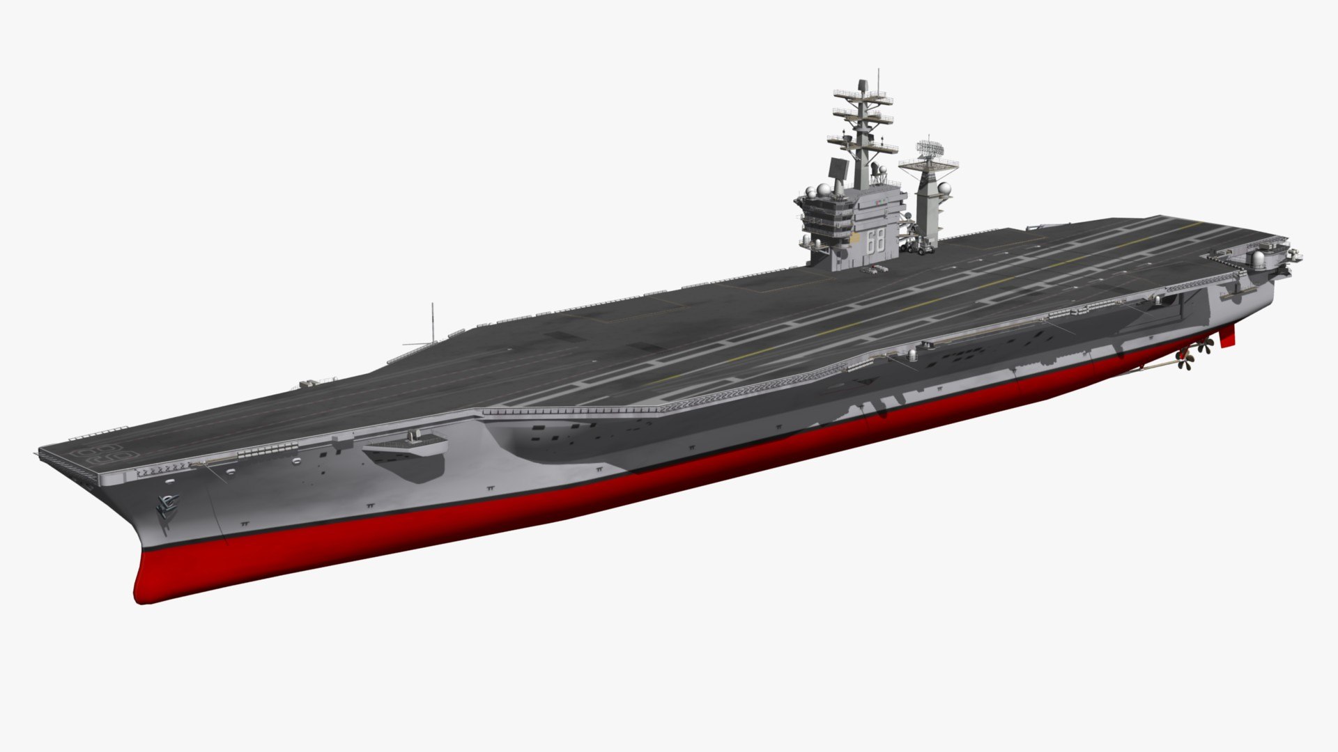 3D uss nimitz supercarrier warships - TurboSquid 1382896