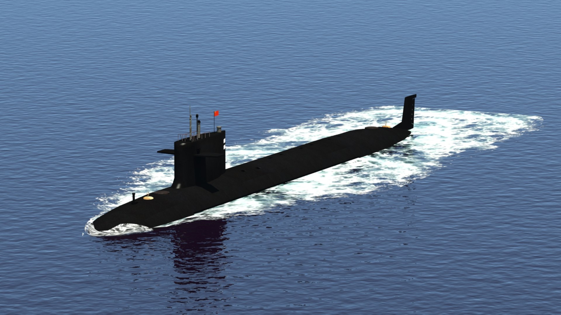 Chinese 093 Shang Class Nuclear Submarine Model TurboSquid 1993608