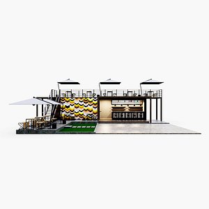 modelo 3d Mini Cafe - TurboSquid 1954126