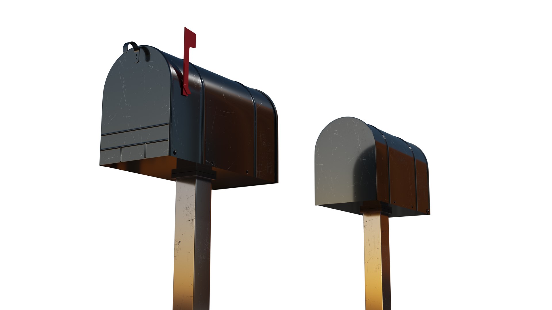 Standard T3 Mailbox 3D TurboSquid 1993294