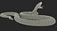 brown python snake rigged model