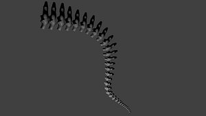 spine monster 3d model