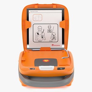3D Medical Automatic External Detibrillator AED