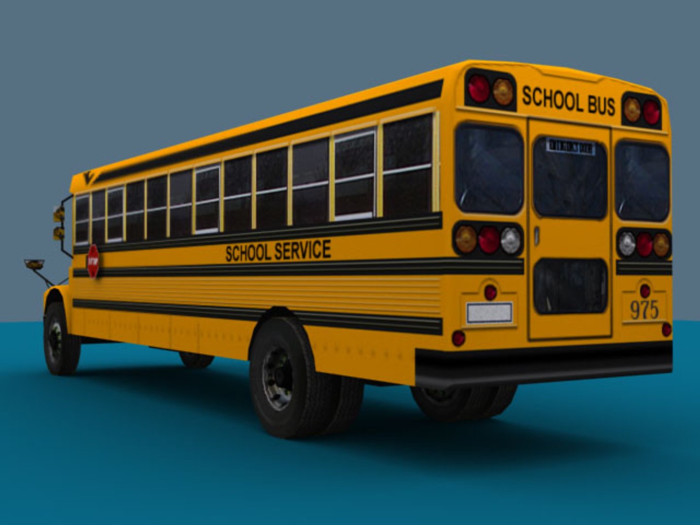 School Bus 3d Model - Turbosquid 542697