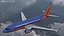 Boeing 737-700 linii Southwest Airlines z zamontowanym wnętrzem