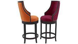 3D Sprintz Furniture Barstools Swivel Counter Stool