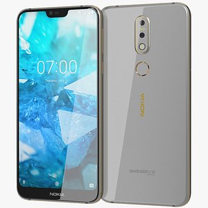 realistic nokia 7 1 3D model