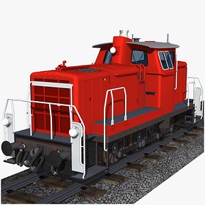 3D model db class v60 hydrodynamic diesel shunting locomotive