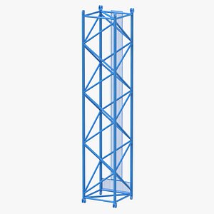 3D model crane l intermediate section