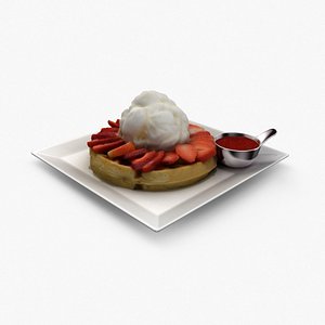 irreplaceable waffle 3D model