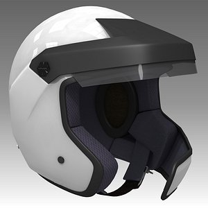 rally helmet car 3d model