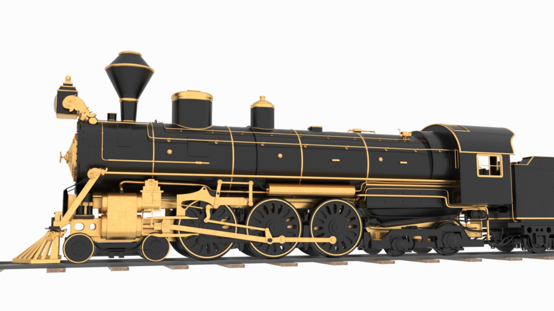 Steam Train model - TurboSquid 2173438