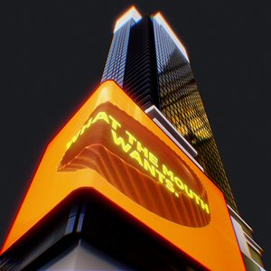 Times Square Building 3D model