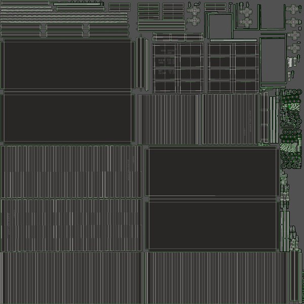 Container 3d Model - Turbosquid 1686206