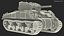 M4 Sherman Tank Rigged for Cinema 4D 3D model