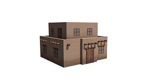 Middle Eastern Style Building - PBR  Game Ready