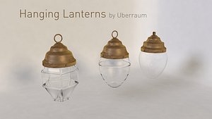 hanging lanterns 3D model