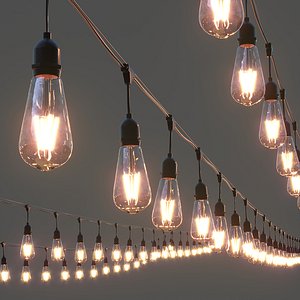 Editable Garland loft 3D model