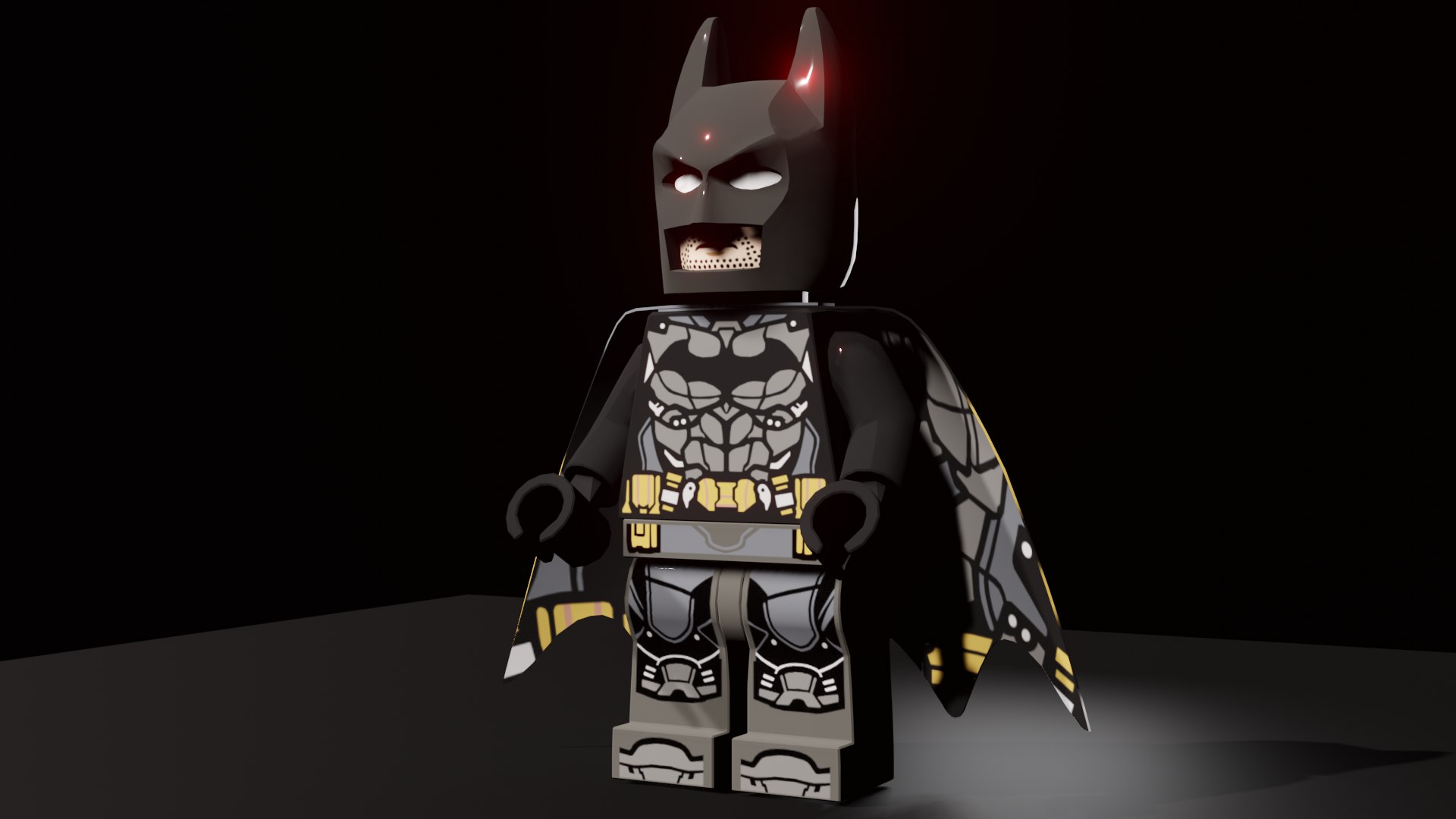 3D Batman Toy 3D Model - Fully Textured And Printable STL - TurboSquid ...