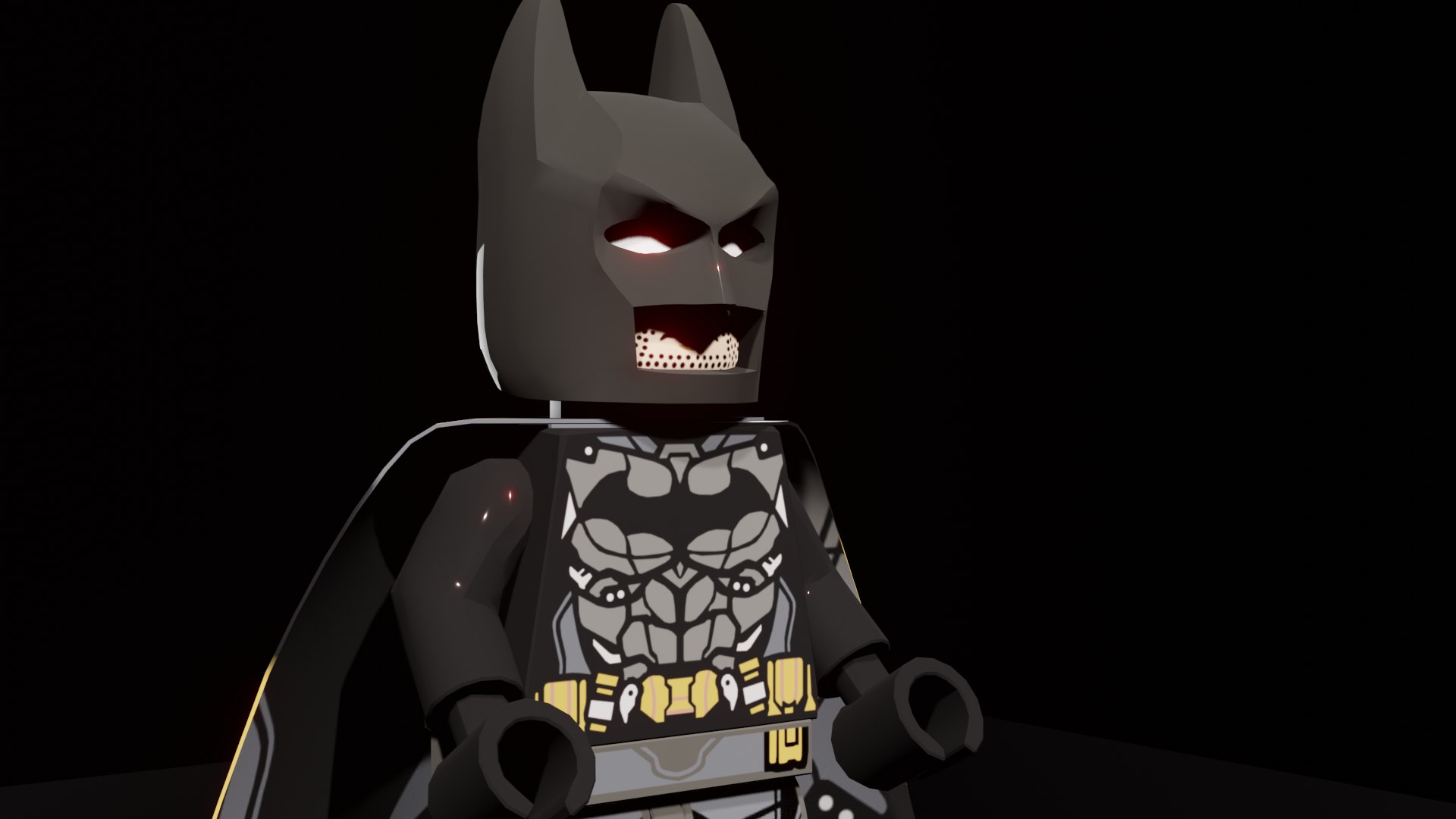 3D Batman Toy 3D Model - Fully Textured And Printable STL - TurboSquid ...