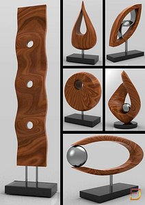 3d decorative elements model