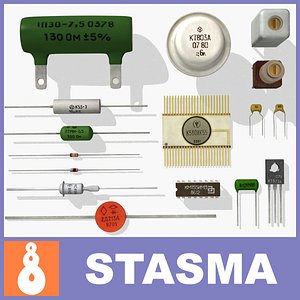 Vintage electronics components