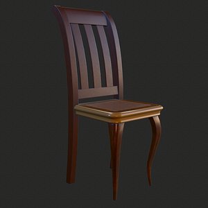 3D vintage furniture chair pbr