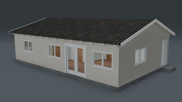 3D модель Дом с интерьером 08 - TurboSquid 2191228