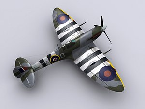 3ds supermarine spitfire fighter mkvb