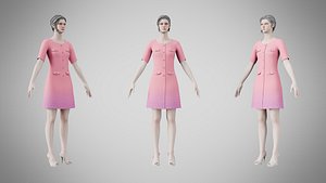 Dress 37 Watermelon Pink