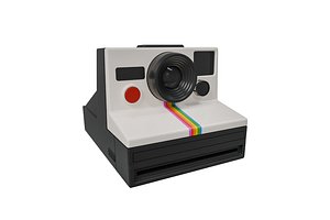 Polaroid camera 3D model