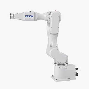 epson c4l 6-axis robot 3d model