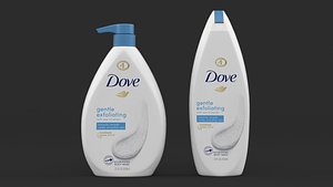 3D model Dove Body Wash