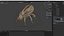 3D Honey Bee Fur Rigged For Blender model
