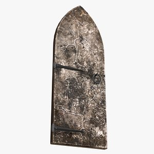 Old Single Medieval Door